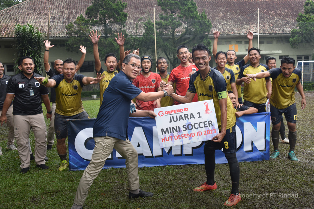 Peringati 1 Tahun Berdiri, Mini Soccer DEFEND ID CUP Digelar Di Pindad