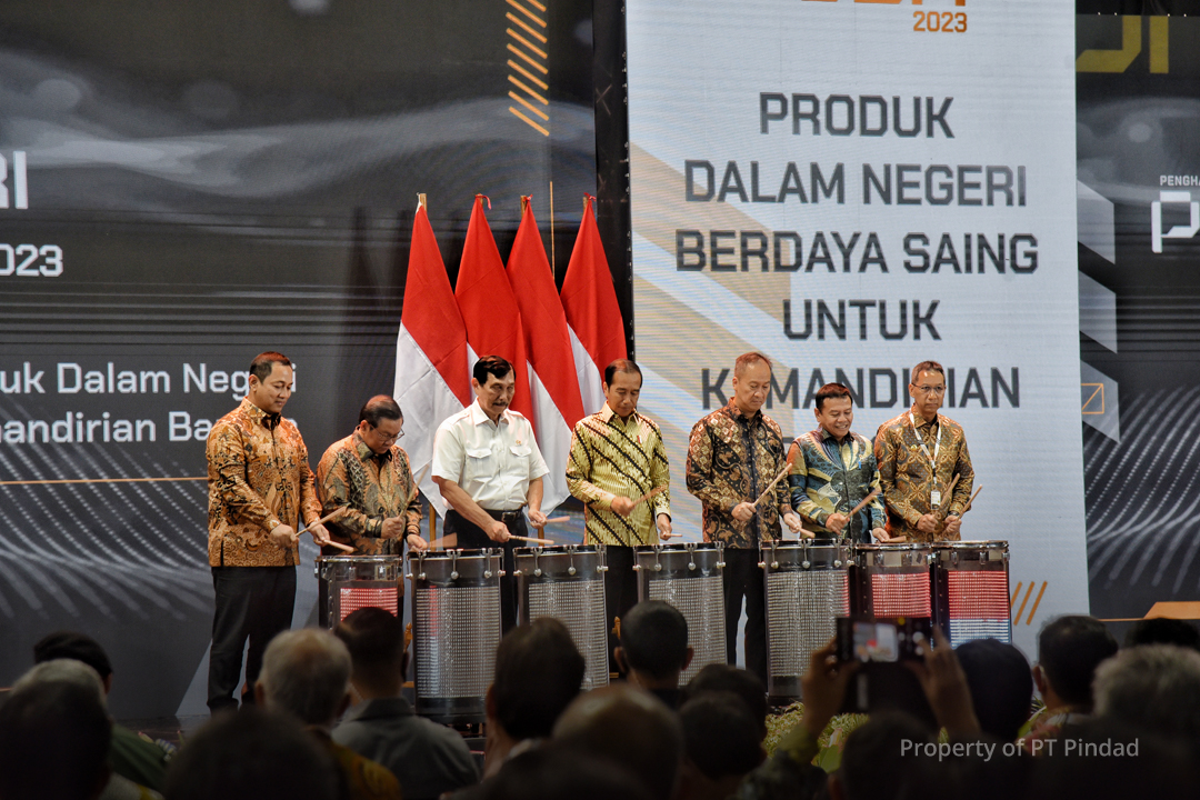 Buka Business Matching 2023, Presiden Jokowi Serukan Beli Produk Dalam Negeri & Beri Arahan Pindad Optimalkan E-katalog LKPP