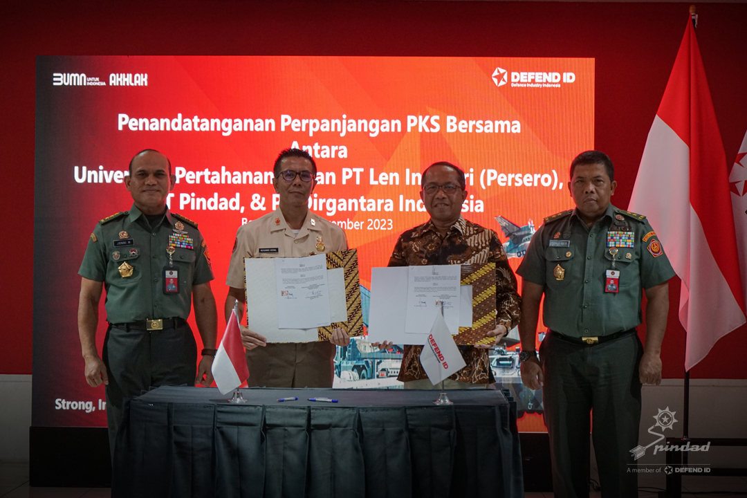 PT PINDAD TANDATANGANI PERPANJANGAN PERJANJIAN KERJA SAMA DENGAN UNIVERSITAS PERTAHANAN TERKAIT SAINS DAN TEKNOLOGI PERTAHANAN