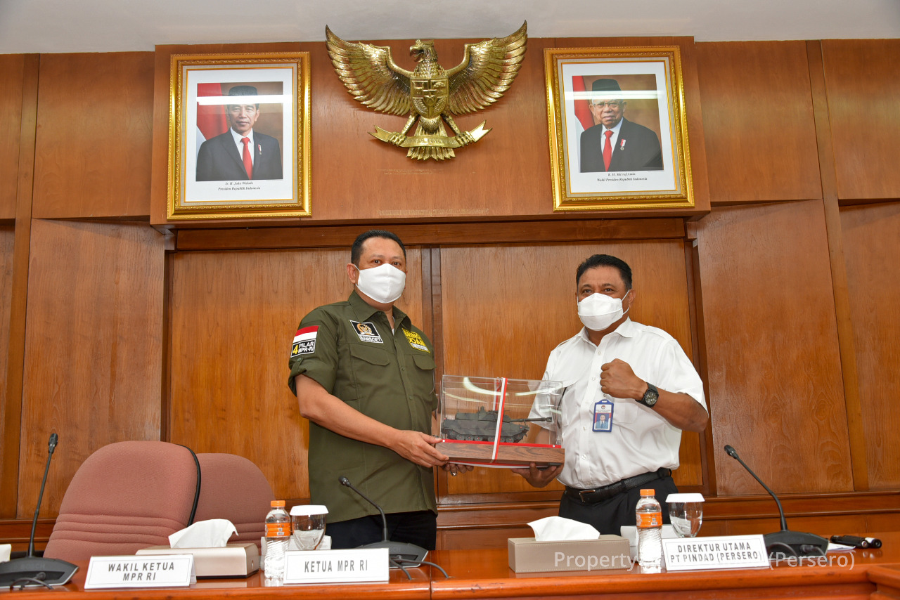 Kunjungan MPR RI untuk Mendukung Industri Pertahanan RI