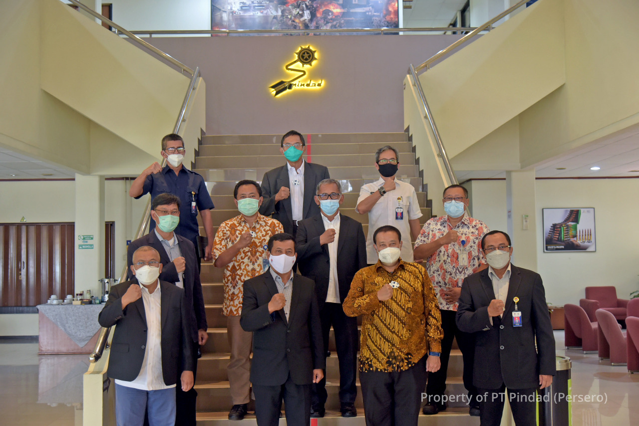 Kunjungan KKIP Tinjau Kesiapan Program Medium Tank dan Munisi Pindad