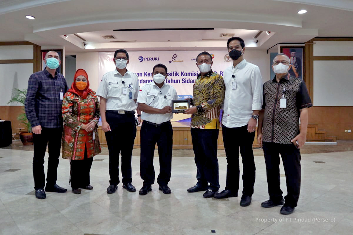 Dirut Pindad Hadiri Kunjungan Kerja Spesifik Komisi VI DPR RI Tahun Sidang 2020-2021