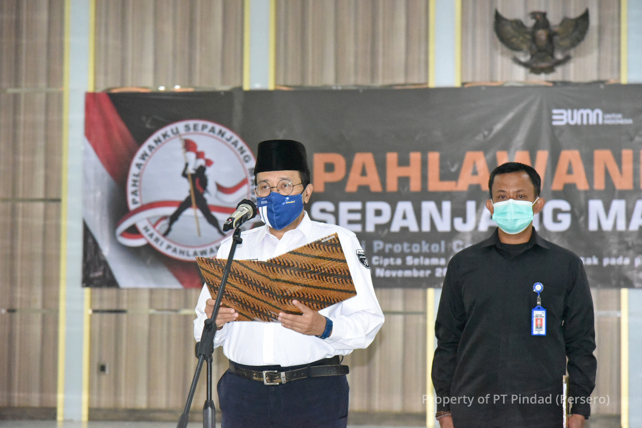 Pindad Gelar Upacara Peringatan Hari Pahlawan