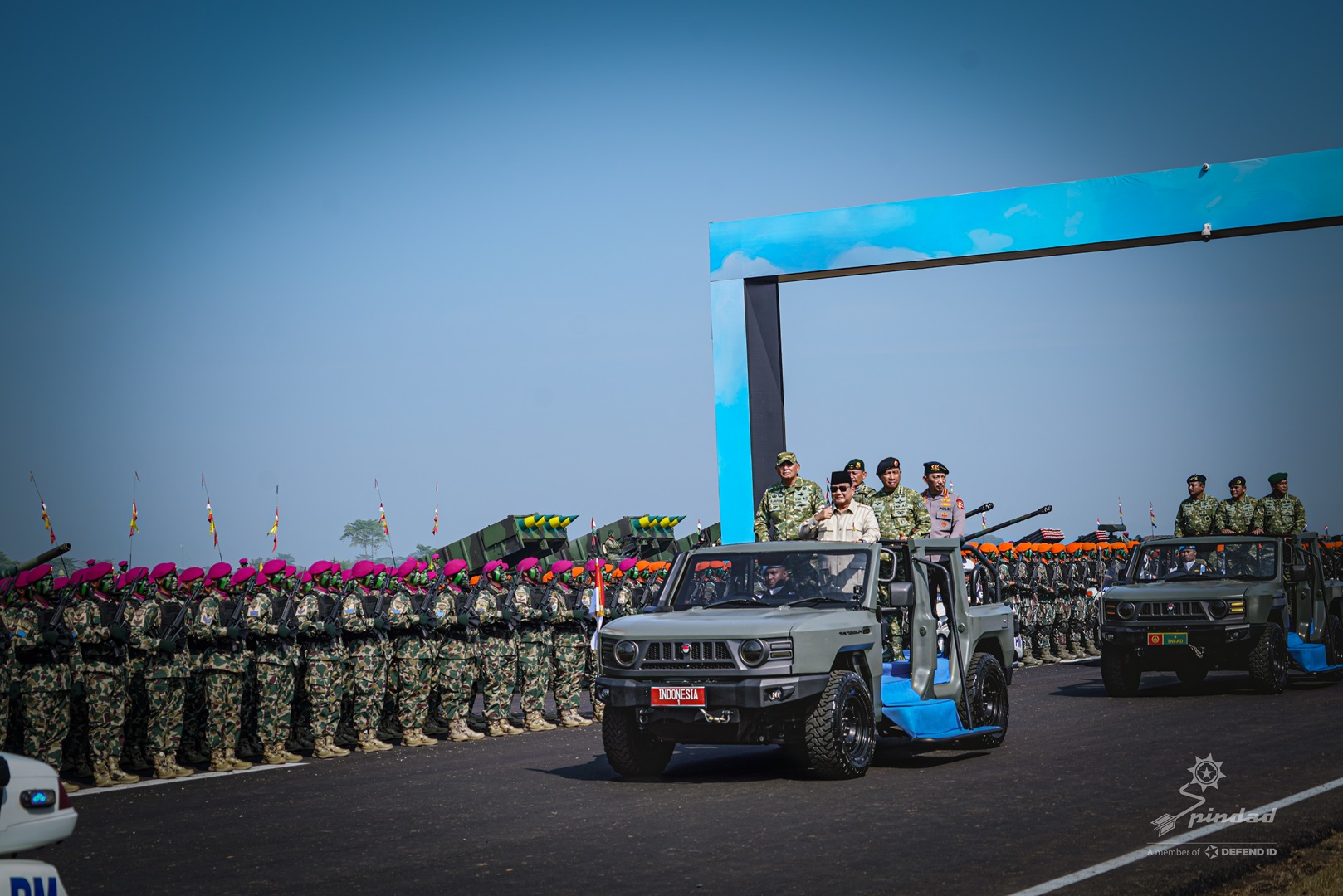 Alutsista Pindad Dukung Upacara Gelar Pasukan Operasional & Kehormatan Militer
