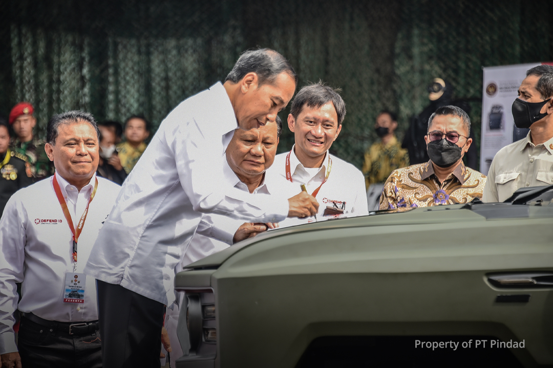 Presiden RI Resmikan Maung di Rapim Kemhan 2023