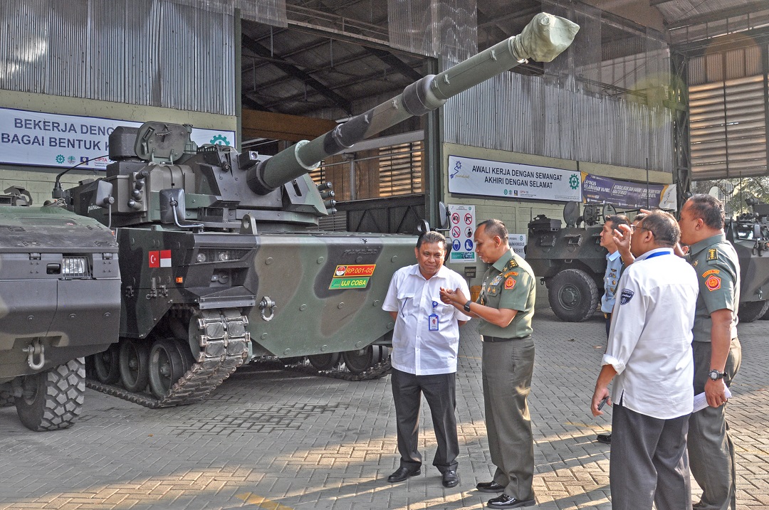 Kunjungan Kabaranahan Untuk Pengawasan Progress Kontrak Kerjasama Dengan PT Pindad (Persero)