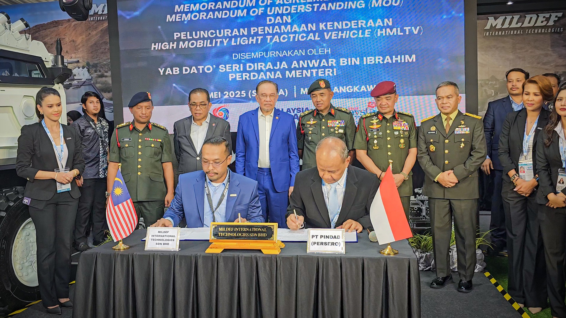 Tandatangani MoU Dengan Mildef Malaysia, PT Pindad Perkuat Kerja Sama Pertahanan