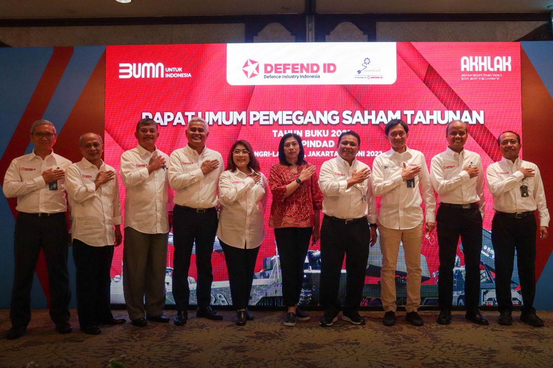 PT Pindad Laksanakan RUPST Tahun Buku 2021 Bersama Holding BUMN Industri Pertahanan DEFEND ID