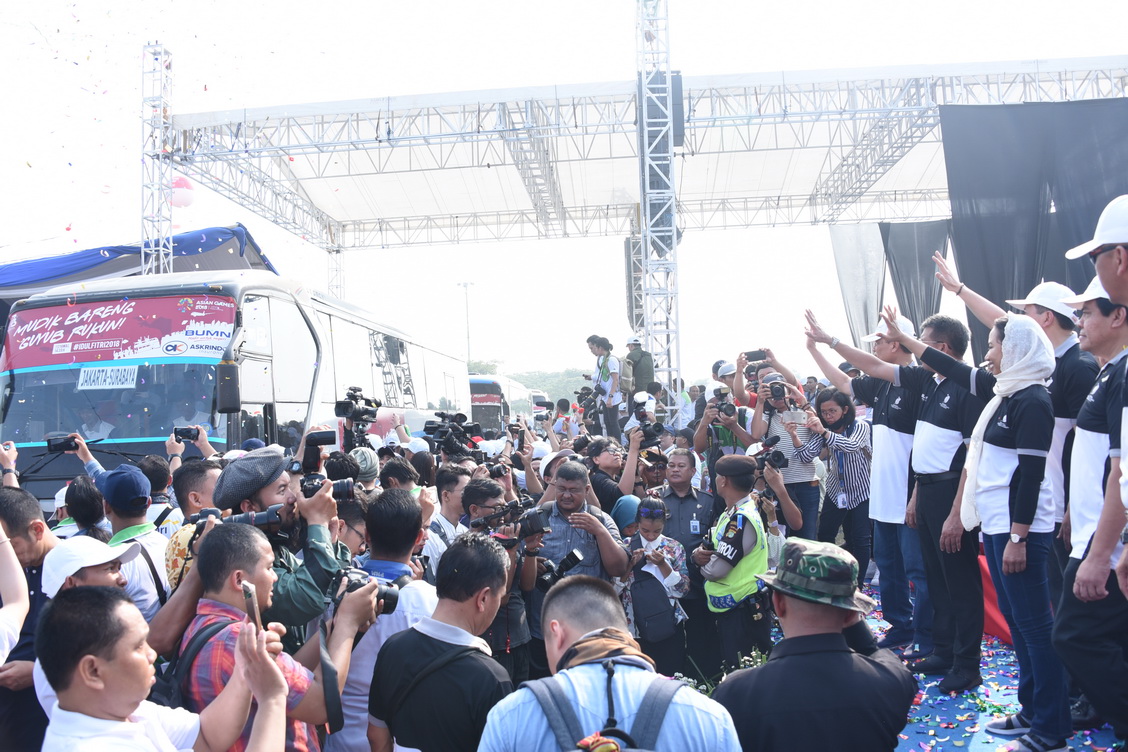 Menteri BUMN Melepas 206 Ribu Peserta 