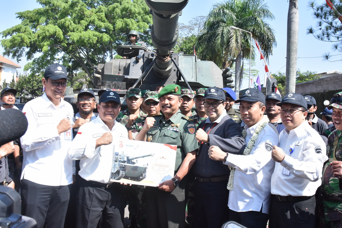 Pindad Sambut Medium Tank Yang Telah Lalui Serangkaian Uji