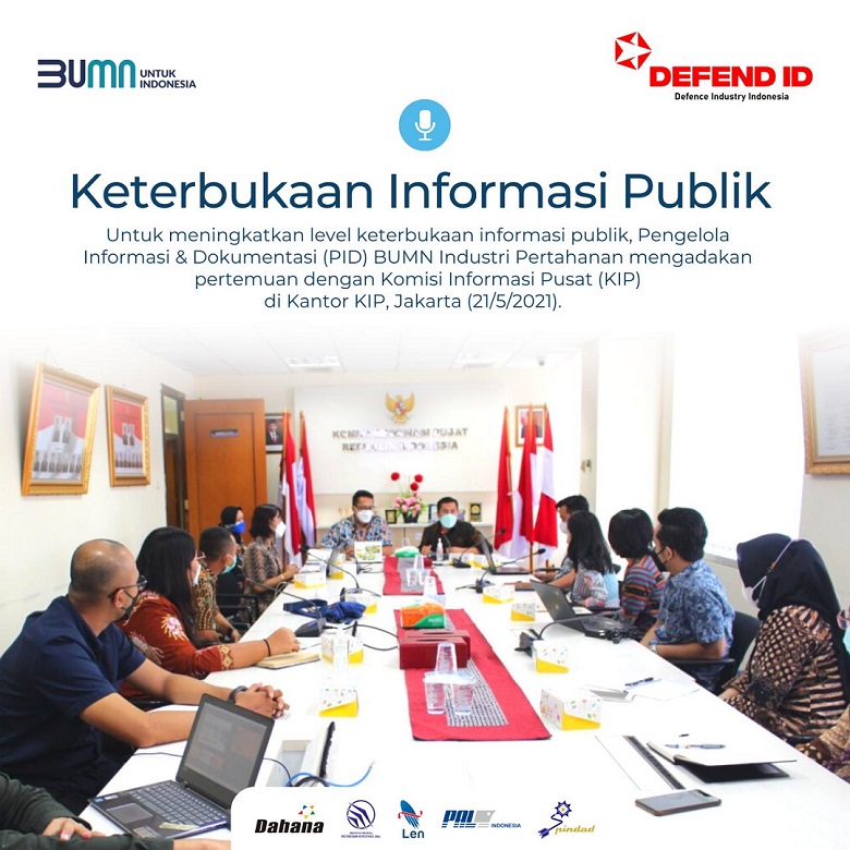 Tingkatkan Level Keterbukaan, BUMN Industri Pertahanan Gelar Sharing Session Bersama KIP