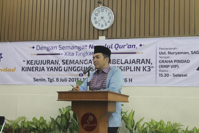 Silmy Karim : Semangat Nuzulul Quran untuk Pindad yang Lebih Baik