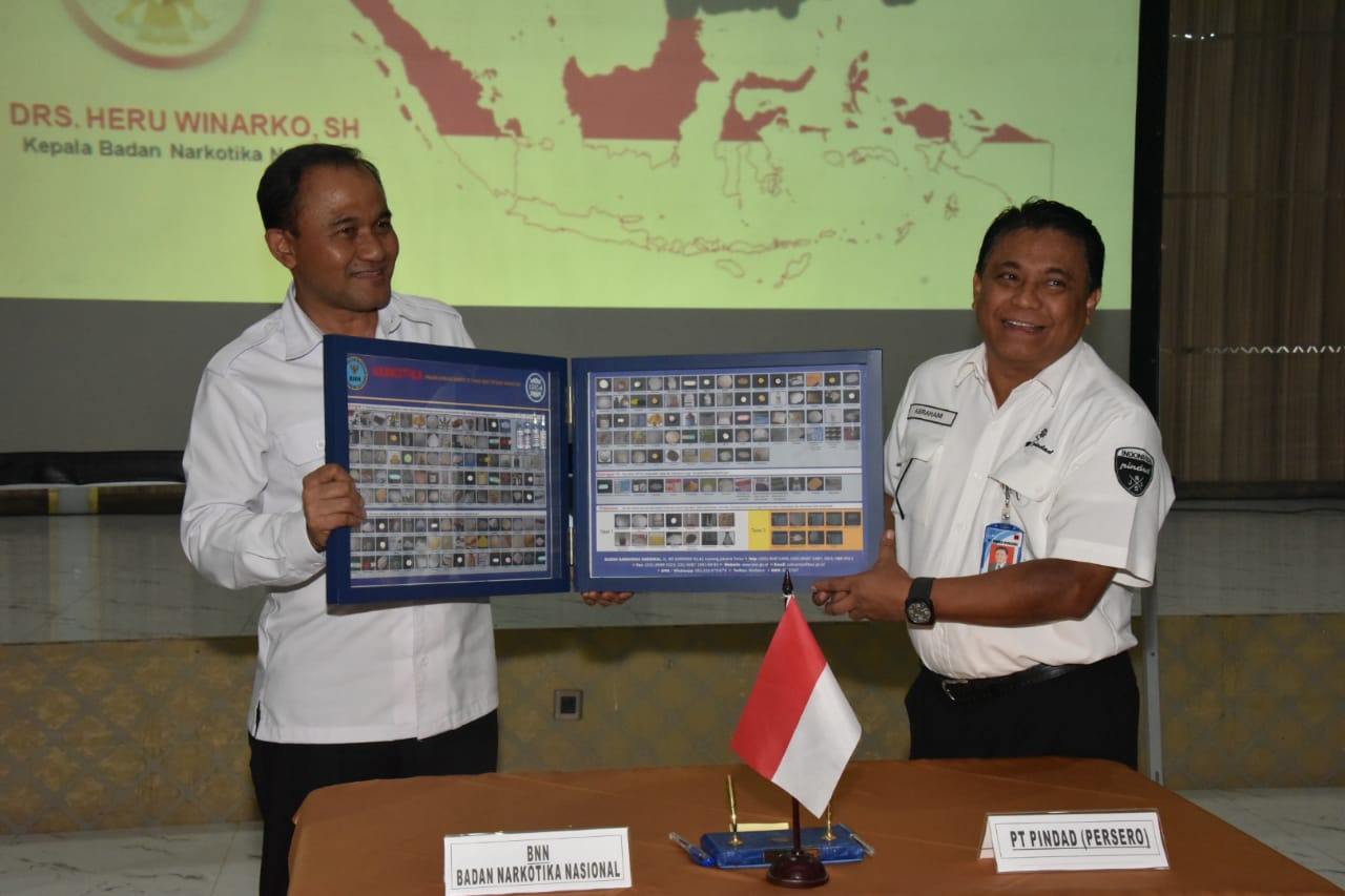 Pindad Dan BNN Tandatangani MoU Anti Narkoba