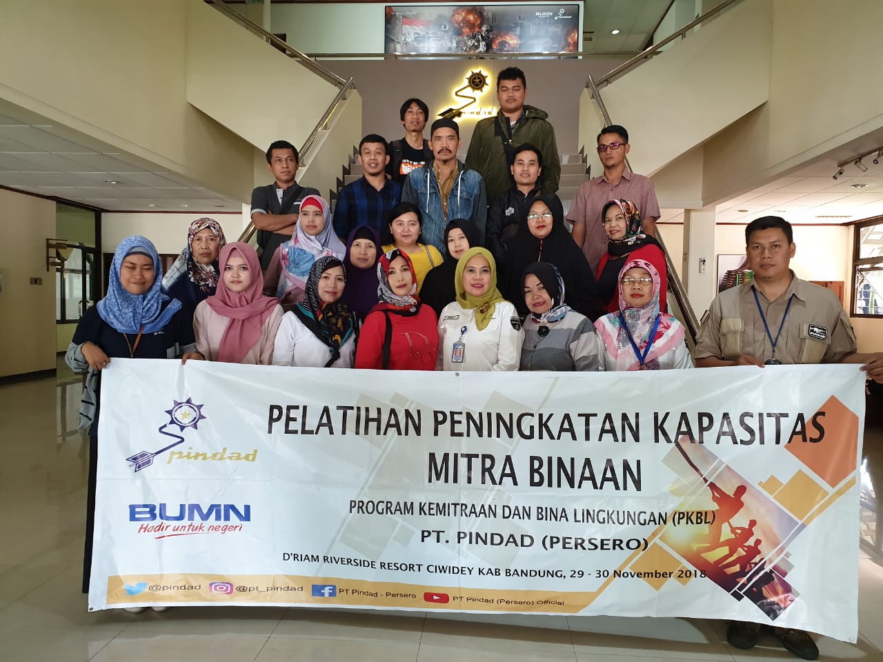 PKBL Pindad Berikan Pelatihan Peningkatan Kapasitas Untuk Mitra Binaan