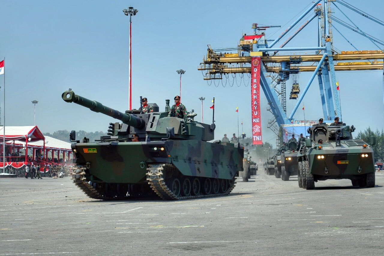 Medium Tank Diperkenalkan Pada HUT TNI KE-72