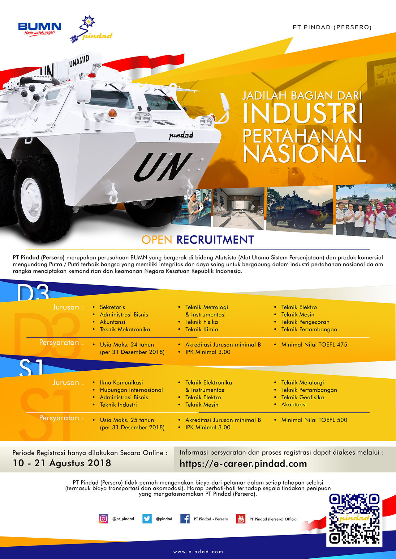 Rekurtmen PT Pindad